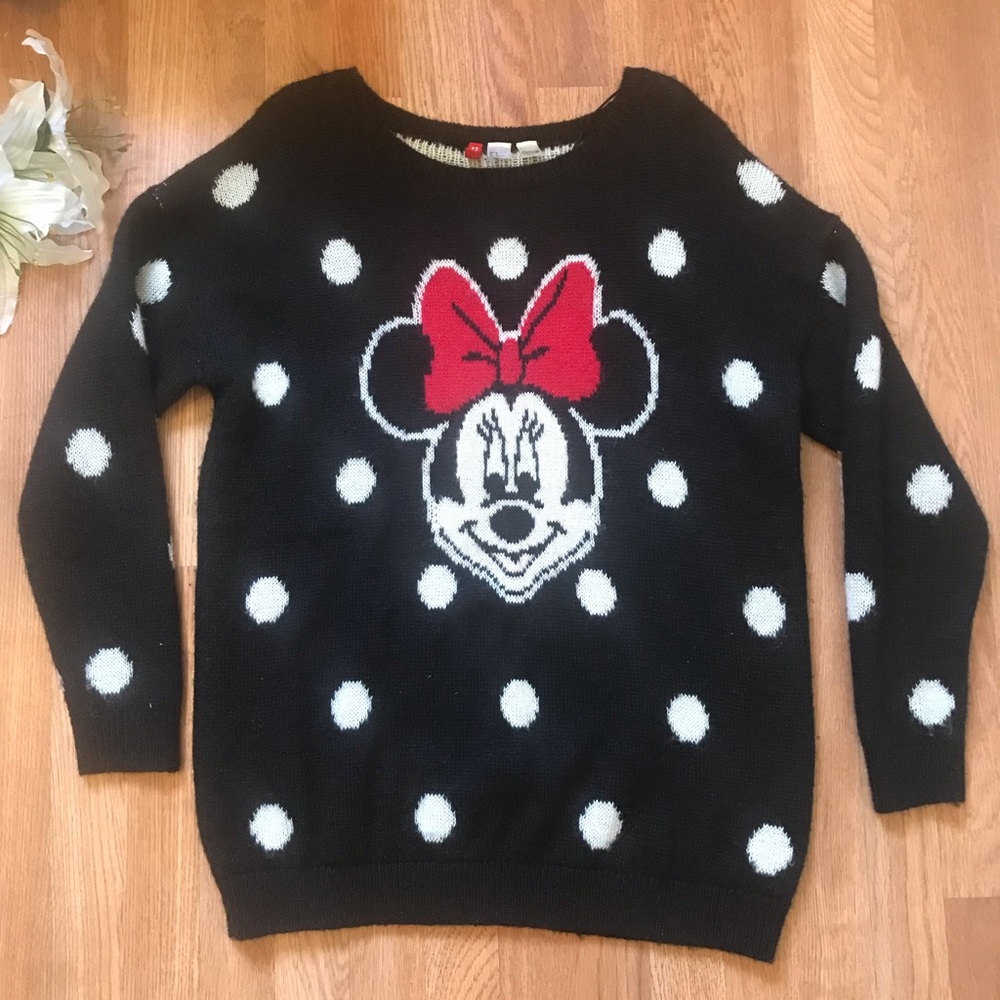 Divided X Disney-Minnie Mouse Polka Dot Sweater